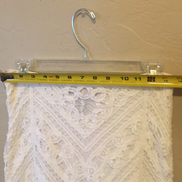 INC White Lined High Low Skirt - Picture 3 of 8